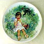 Marie-Ange collector plate by Paul Durand