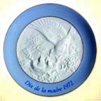 Birds And Chicks collector plate