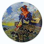 The Franklin's Tale collector plate by G. A. Hoover