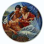 The Knight's Tale collector plate by G. A. Hoover