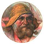 The Whaler collector plate by Endre Szabo