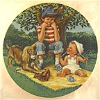 Why Me? - Official Babysitter collector plate by Mike Hagel