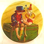 Two For The Show collector plate by Susan Neelon
