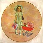 On Her Way collector plate by George Malik