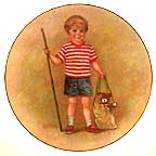 On His Way collector plate by George Malik