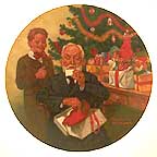 Grandpop And Me collector plate by Norman Rockwell
