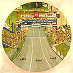 In The Stretch collector plate by George Malik