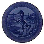 Horse collector plate
