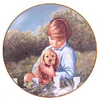 Snips And Snails collector plate by Lucelle Raad