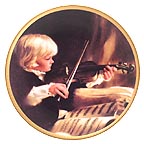 Young Virtuoso collector plate by Donald Zolan