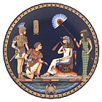 Cleopatra Meets Antony collector plate by Charles Grayson