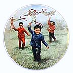Kite Flying collector plate by Kee Fung Ng
