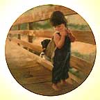 Almost Home collector plate by Donald Zolan