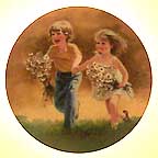Dozens Of Daisies collector plate by Donald Zolan