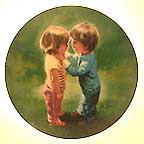 Sharing Secrets collector plate by Donald Zolan