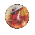 Jessica's Field collector plate by Donald Zolan