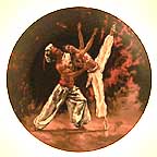 The Arabian Dancers collector plate by Shell Fisher