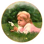 Apple Blossom Time collector plate by Robert Anderson