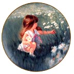 Daisy Days collector plate by Donald Zolan