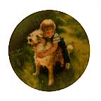 Backyard Buddies collector plate by Donald Zolan