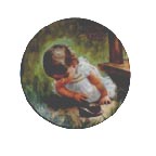 Backyard Discovery - artist signed collector plate by Donald Zolan