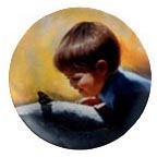 Sunny Surprise collector plate by Donald Zolan