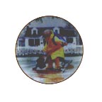 Puddles 'n Splashes - artist signed collector plate by Donald Zolan