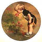 Grandma's Garden collector plate by Donald Zolan