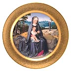 The Rest On The Flight Into Egypt collector plate by Gerard David