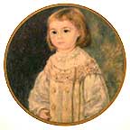 Child In White collector plate by Auguste Renoir