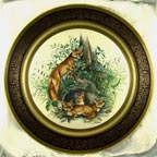 The Red Fox collector plate by James L. Lockhart