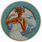 Helen Of Troy collector plate by Oleg Cassini