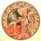 Marie Antoinette collector plate by Oleg Cassini