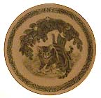 Santa's Helpers collector plate by Barbara Linley Adams