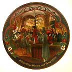 Wine, Women And Song collector plate by Marca America
