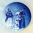 Jesus On The Road To The Temple collector plate by Gunnar Bratlie