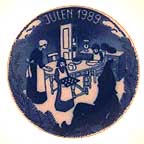 Preparing For Christmas collector plate