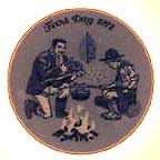 Cookout collector plate