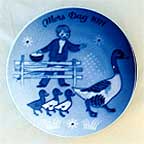 Duck And Ducklings collector plate by Gunnar Bratlie