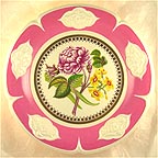 Birds And Flowers collector plate by Susan Williams-Ellis