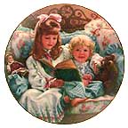 Night-Time Story collector plate by Sandra Kuck