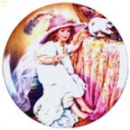 Pretty As A Picture collector plate by Sandra Kuck