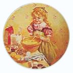 Muffin Making collector plate by John McClelland