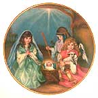 Silent Night collector plate by Sandra Kuck