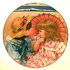 August - Summer Secrets collector plate by Sandra Kuck