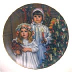 December - Christmas Magic collector plate by Sandra Kuck