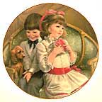 February - Be Mine collector plate by Sandra Kuck