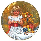 October - Indian Summer collector plate by Sandra Kuck