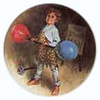 Johnny The Strongman collector plate by John McClelland