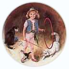 Maggie The Animal Trainer collector plate by John McClelland